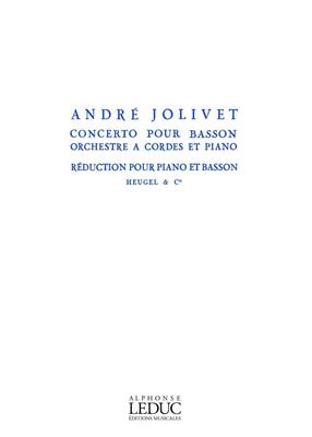 André Jolivet: Concerto For Bassoon, String Orchestra And Piano: Fagott mit Begleitung