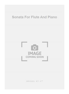 André Jolivet: Sonata For Flute And Piano: Flöte mit Begleitung