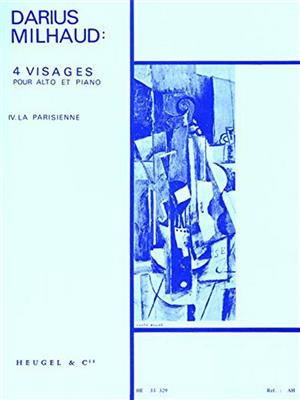 Darius Milhaud: Quatre Visages Op.238 No.4 - La Parisienne: Viola mit Begleitung