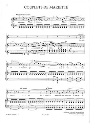 Emmanuel Chabrier: Mélodies Vol.1: Gesang mit Klavier