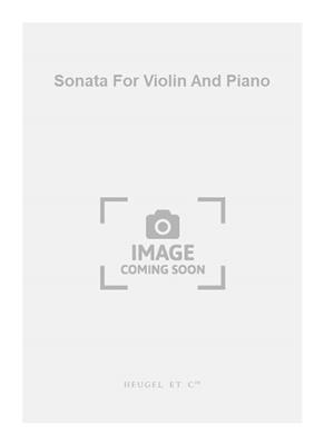 César Franck: Sonata For Violin And Piano: Violine mit Begleitung