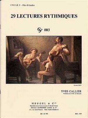 Yves Callier: 29 Lectures rythmiques: Sonstoge Variationen