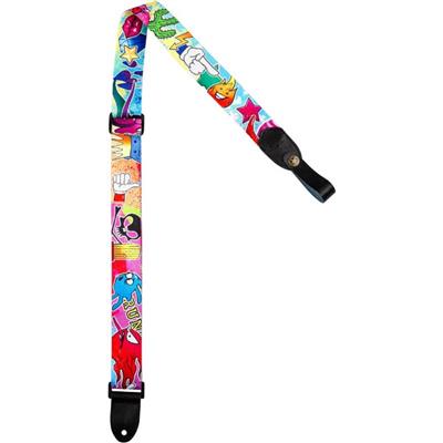 Polyester Ukulele Strap - Wow