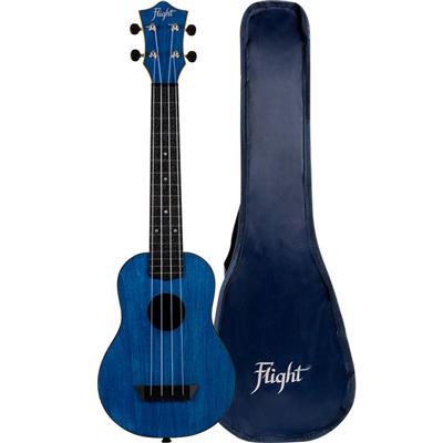 Flight: TUSL35 Long Neck Travel Ukulele -Dark Blue