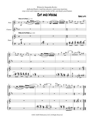 Greg Lutz: Cat and Mouse for Flute, Clarinet and Piano: Kammerensemble