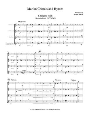 Marian Hymns and Chorals: (Arr. Cathi Marro): Flöte Ensemble