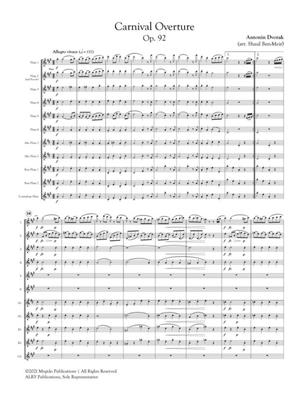 Antonin Dvorak: Carnival Overture: (Arr. Shaul Ben-Meir): Flöte Ensemble