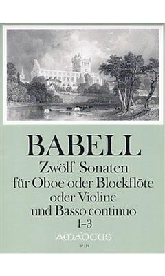 William Babell: Sonaten(12) 1-3: Kammerensemble