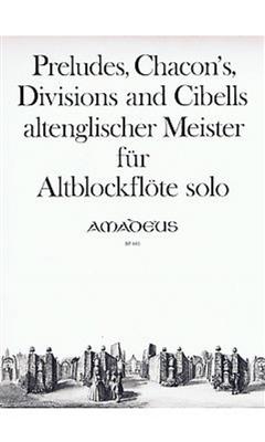 Preludes Chacons Divisions: Altblockflöte