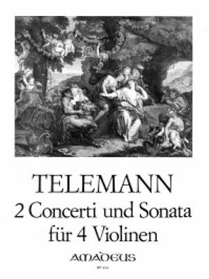 Georg Philipp Telemann: 2 concertini in G major and D-major: (Arr. Yvonne Morgan): Streichquartett