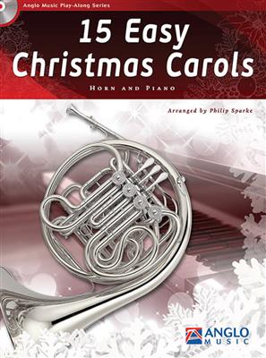 15 Easy Christmas Carols: Horn mit Begleitung
