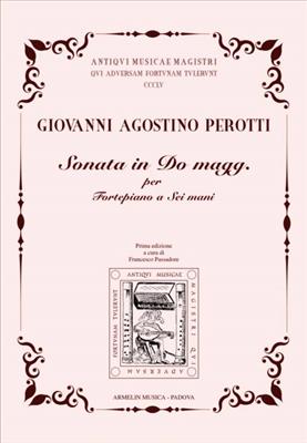 Giovanni Agostino Perotti: Sonata in Do maggiore: Klavier vierhändig