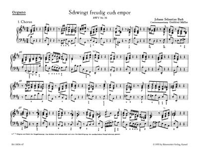 Johann Sebastian Bach: Cantata BWV 36 Schwingt Freudig Euch Empor: Gemischter Chor mit Begleitung