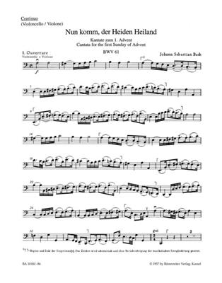 Johann Sebastian Bach: Cantata BWV 61 Nun Komm: Gemischter Chor mit Ensemble
