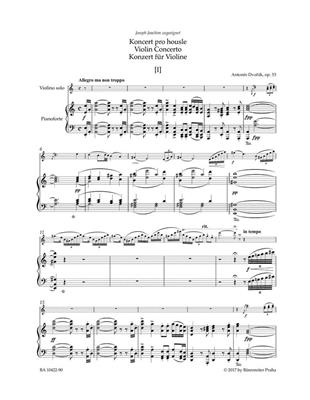 Antonín Dvořák: Violin Concerto In A Minor Op.53: Orchester mit Solo