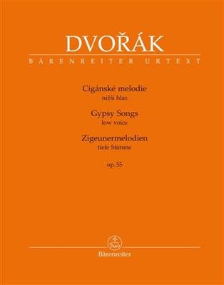 Antonín Dvořák: Gypsy Songs Op.55 (Low Voice & Piano): Gesang mit Klavier