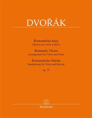 Antonín Dvořák: Romantic Pieces for Viola and Piano op. 75: Viola mit Begleitung