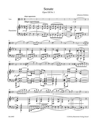 Johannes Brahms: Sonatas In F Minor And E-Flat For Viola: Viola mit Begleitung