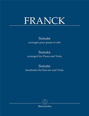 César Franck: Sonata: (Arr. Douglas Woodfull-Harris): Viola mit Begleitung