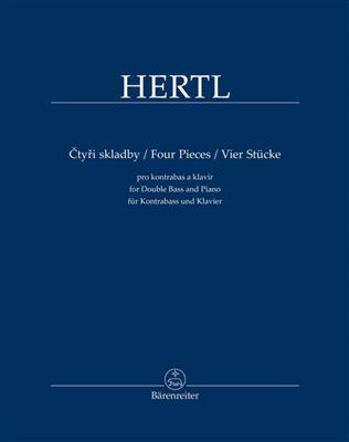 Frantisek Hertl: Four Pieces: Kontrabass mit Begleitung