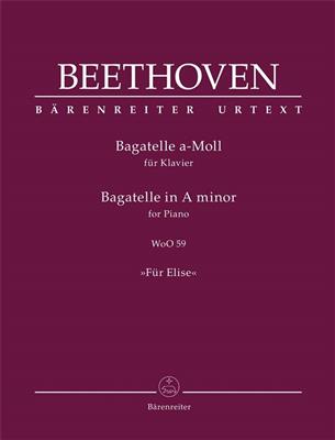Ludwig van Beethoven: Bagatelle For Piano in A Minor: Klavier Solo