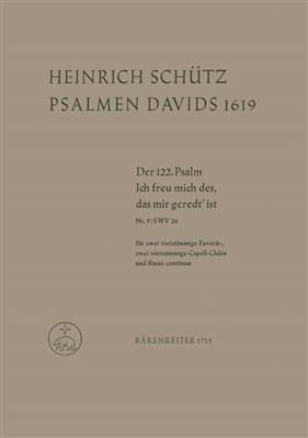 Heinrich Schütz: Ich freu mich des, das mir geredt ist: Gemischter Chor mit Begleitung