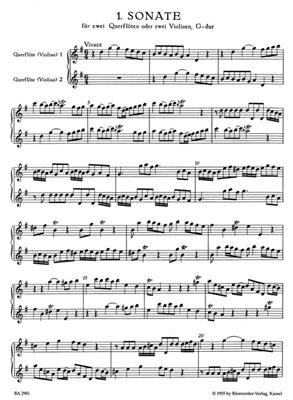 Georg Philipp Telemann: Six Canonic Sonatas: Flöte Duett