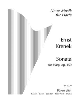 Ernst Krenek: Sonata for Harp - Harfensonate op. 150: Harfe Solo