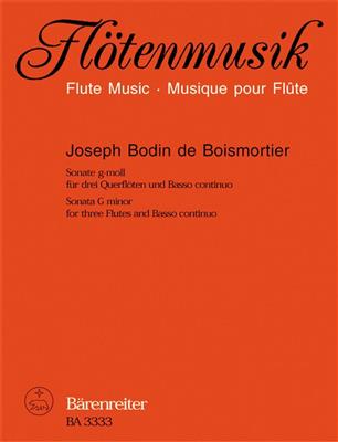 Joseph Bodin de Boismortier: Sonata G Min Op 34-1: Flöte Ensemble