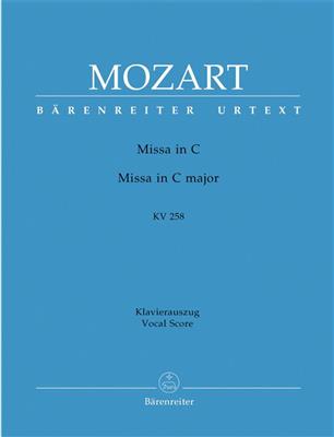 Wolfgang Amadeus Mozart: Missa In C Major K.258: Gemischter Chor mit Begleitung