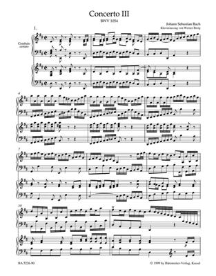 Johann Sebastian Bach: Keyboard Con 3 Dmaj Piano Red: Kammerensemble