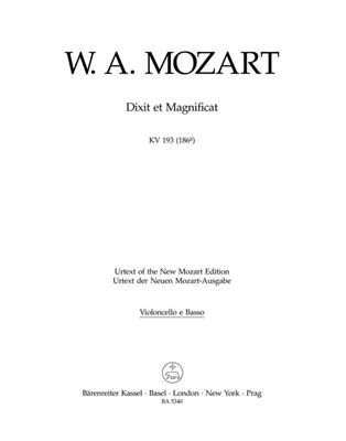 Wolfgang Amadeus Mozart: Dixit Et Magnificat: Streicher Duett