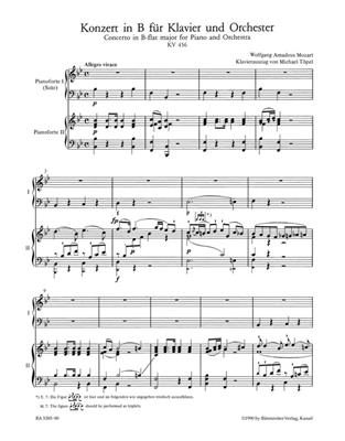 Wolfgang Amadeus Mozart: Concert 18 Bes KV456: Klavier Duett