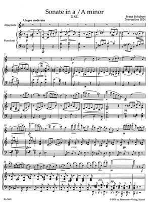 Franz Schubert: Sonate A Arpeggione: Klarinette mit Begleitung