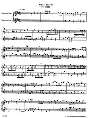 Georg Philipp Telemann: Hodie: Flöte Duett