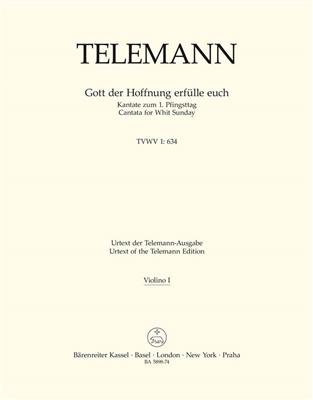 Georg Philipp Telemann: Gott Der Hoffnung Erfülle Euch: Gemischter Chor mit Ensemble
