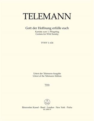Georg Philipp Telemann: Gott Der Hoffnung Erfülle Euch: Gemischter Chor mit Ensemble