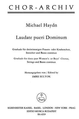 Johann Michael Haydn: Laudate Pueri Dominum (PA): Frauenchor mit Begleitung