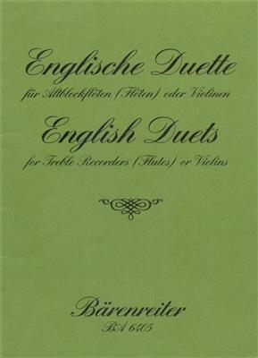 Englische Duette: Blockflöte Duett