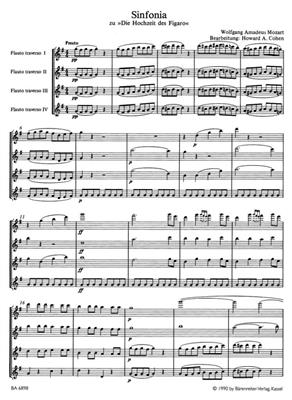Wolfgang Amadeus Mozart: Ouvertüre zu "Die Hochzeit des Figaro": Flöte Ensemble