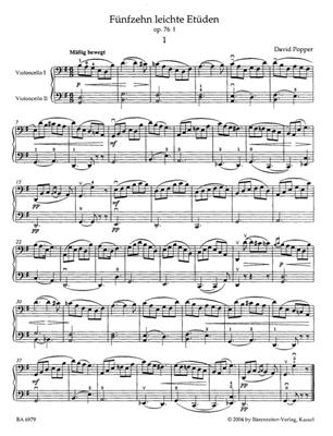 15 Easy Melodic-Harmonic Etudes Op. 76 I