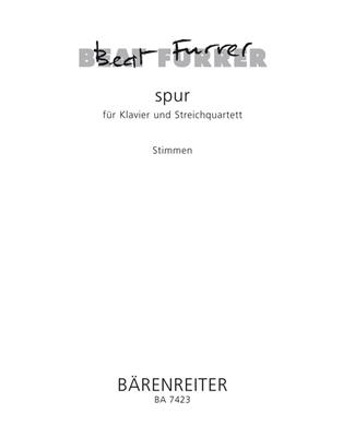 Beat Furrer: spur: Klavierquintett