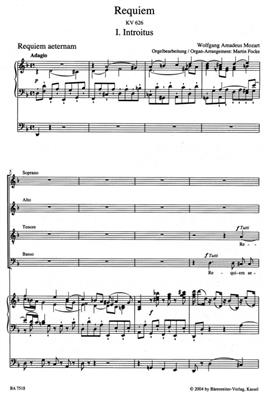 Wolfgang Amadeus Mozart: Requiem K.626: Gemischter Chor mit Begleitung