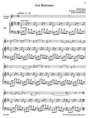 Gabriel Fauré: 4 Melodies: Klarinette mit Begleitung