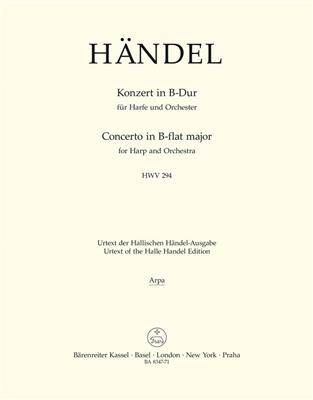 Georg Friedrich Händel: Konzert In B-Dur Für Harfe Und Orchester: Orchester mit Solo