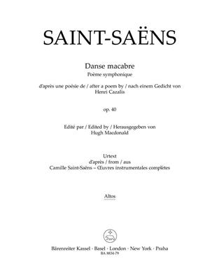 Camille Saint-Saëns: Danse macabre Op. 40 - Viola: Orchester mit Solo