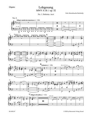 Felix Mendelssohn Bartholdy: Lobgesang / Hymn of Praise op. 52 MWV A 18: Orchester