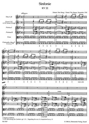 Wolfgang Amadeus Mozart: Symphony In B Flat Major 'No. 5' KV 22: Orchester