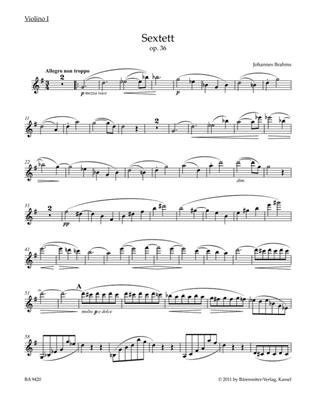 Johannes Brahms: Sextet G Op.36: Streichensemble