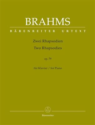 Johannes Brahms: Two Rhapsodies For Piano Op. 79: Klavier Solo
